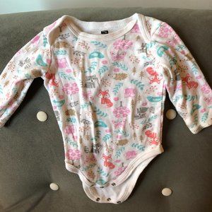 100% Cotton Long Sleeve Forrest Character Onesie